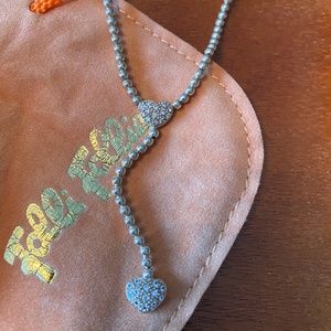 Follifollie - heart Sliver necklace